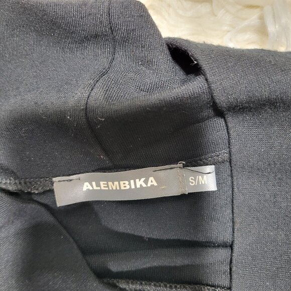 Oversized Alembika Black and Brown Women's Tunic Size S/M - Picture 7 of 11